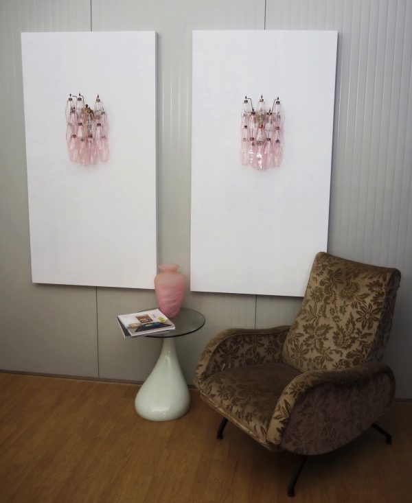 Handblown Murano glass — Poliedri Pink