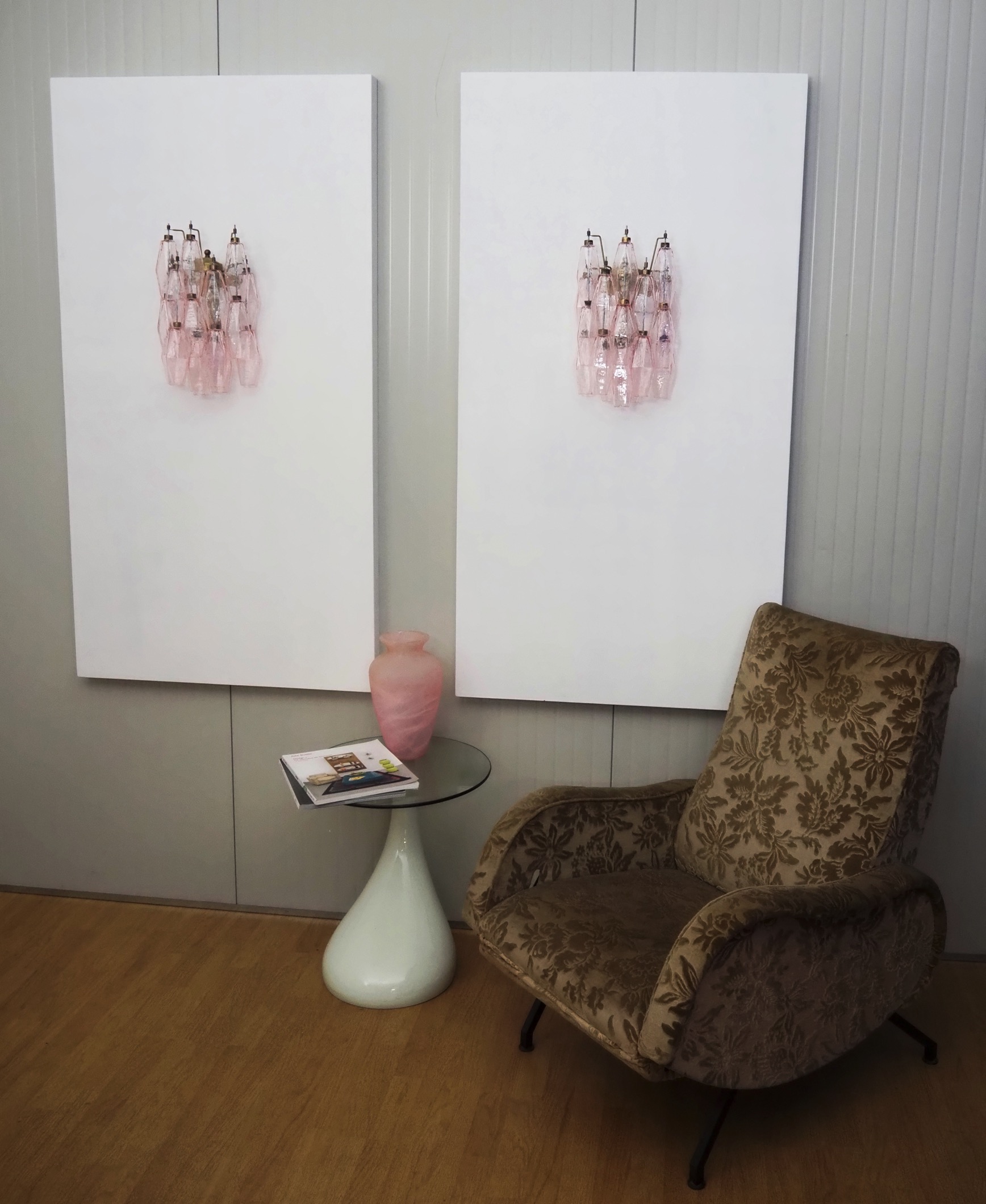 Handblown Murano glass — Poliedri Pink