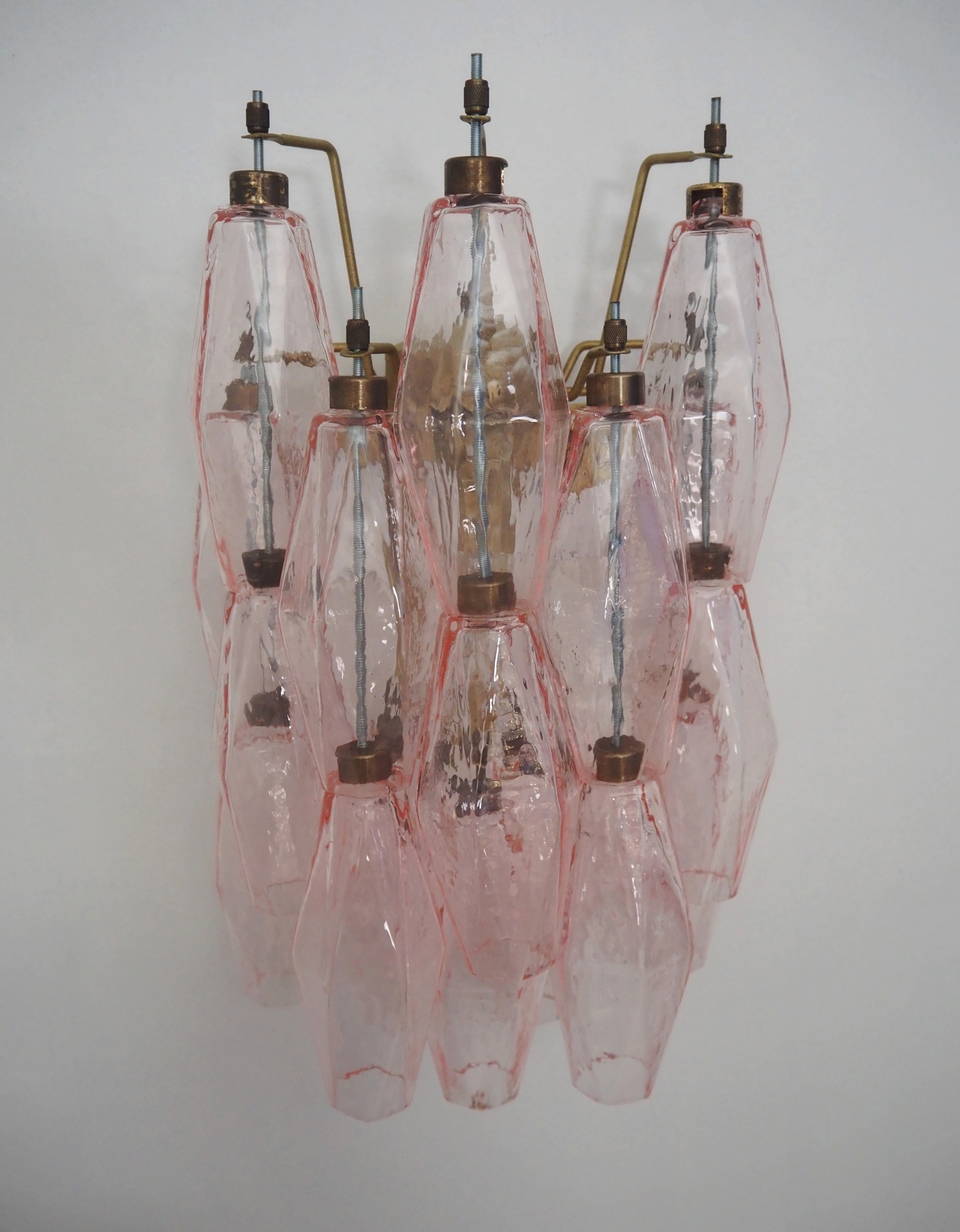 Handblown Murano glass — Poliedri Pink