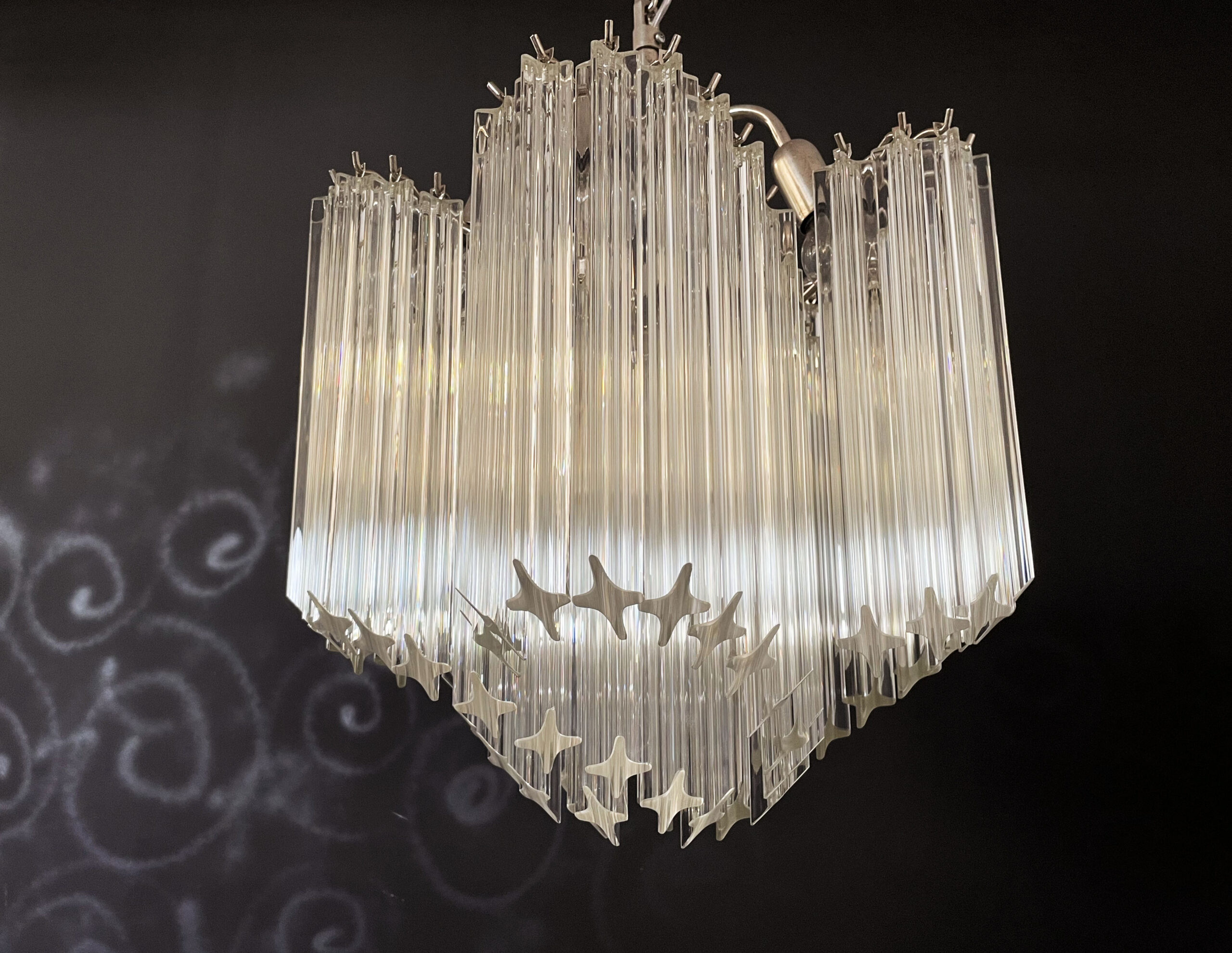 Handblown Murano glass — Quadriedri Transparent