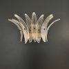 Handblown Murano glass — Palmette Transparent
