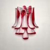 Handblown Murano glass — Petal Red