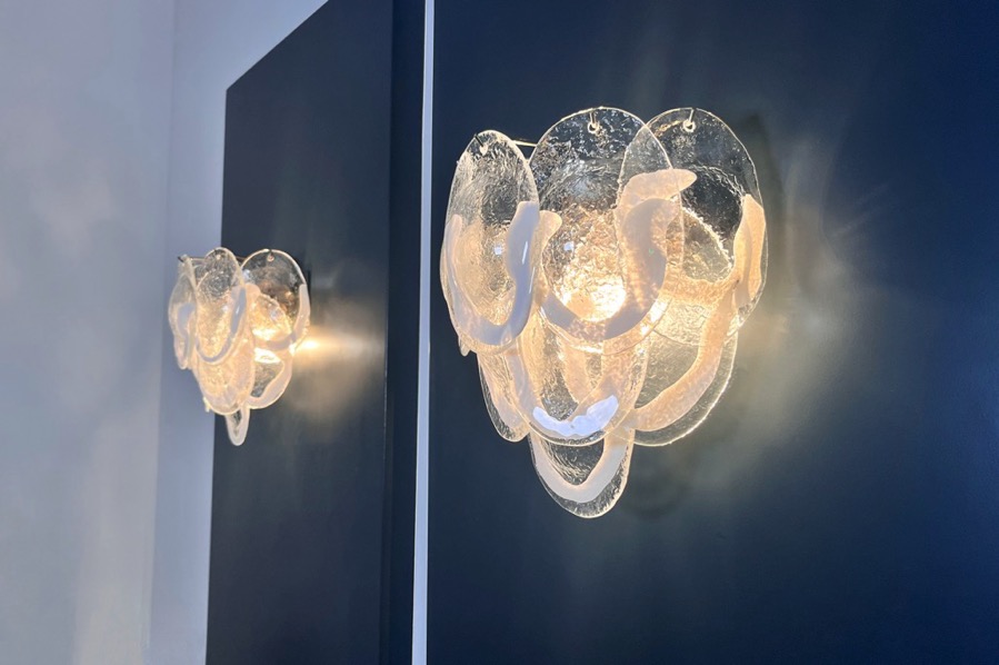 Handblown Murano glass — Lattimo Transparent