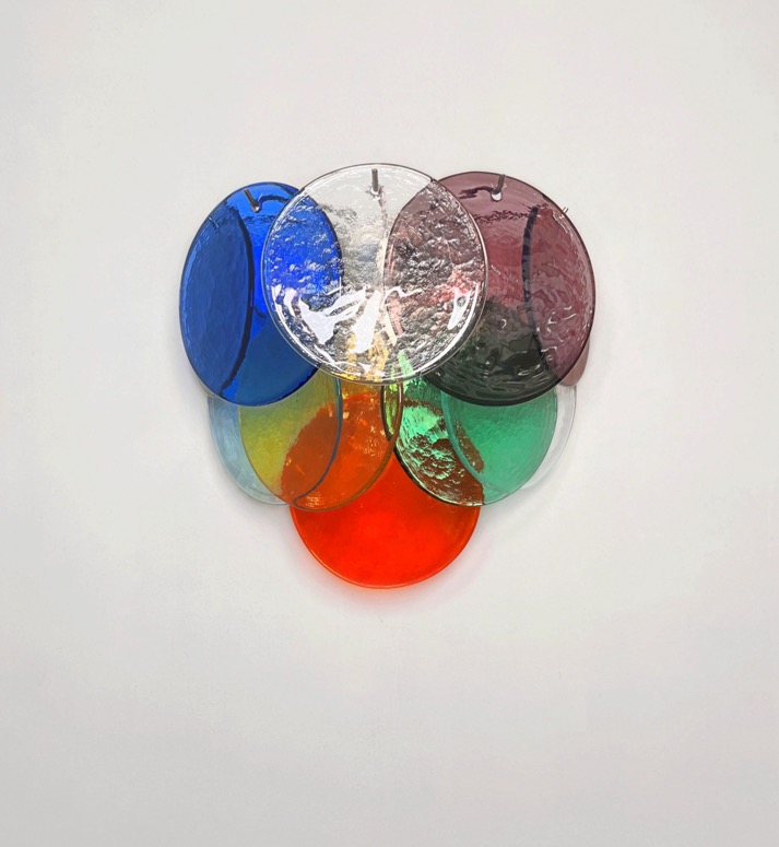 Handblown Murano glass — Disks Multicolour
