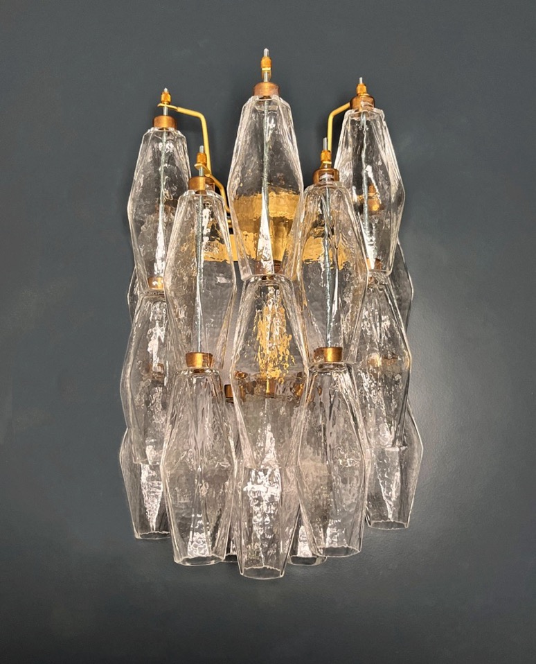 Handblown Murano glass — Poliedri Transparent