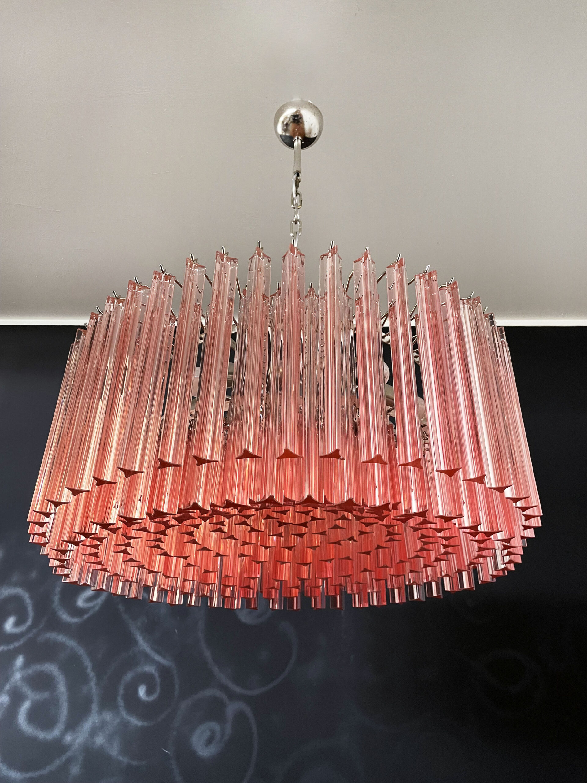 Handblown Murano glass — Triedri Pink