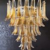 Handblown Murano glass — Petal Amber