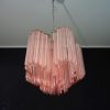 Handblown Murano glass — Quadriedri Pink