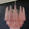 Handblown Murano glass — Drops Pink
