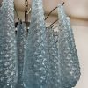 Handblown Murano glass — Drops Blue