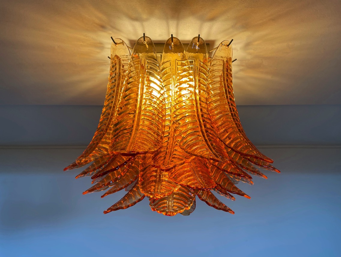 Handblown Murano glass — Felci Amber