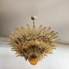 Handblown Murano glass — Palmette Amber