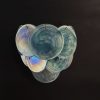 Handblown Murano glass — Disks Blue