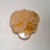 Handblown Murano glass — Disks Gold
