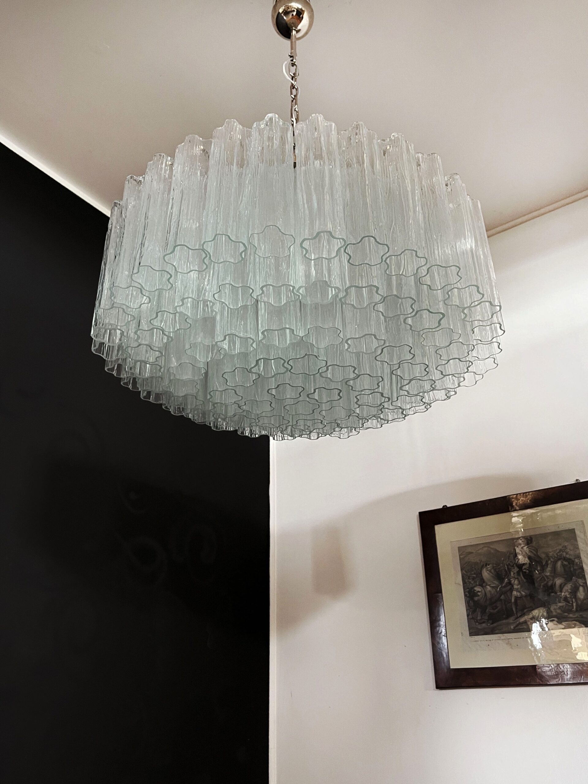 Handblown Murano glass — Tubular Transparent