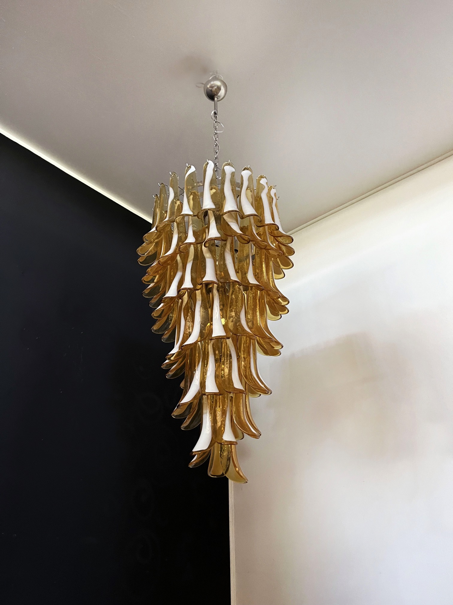 Handblown Murano glass — Petal Transparent