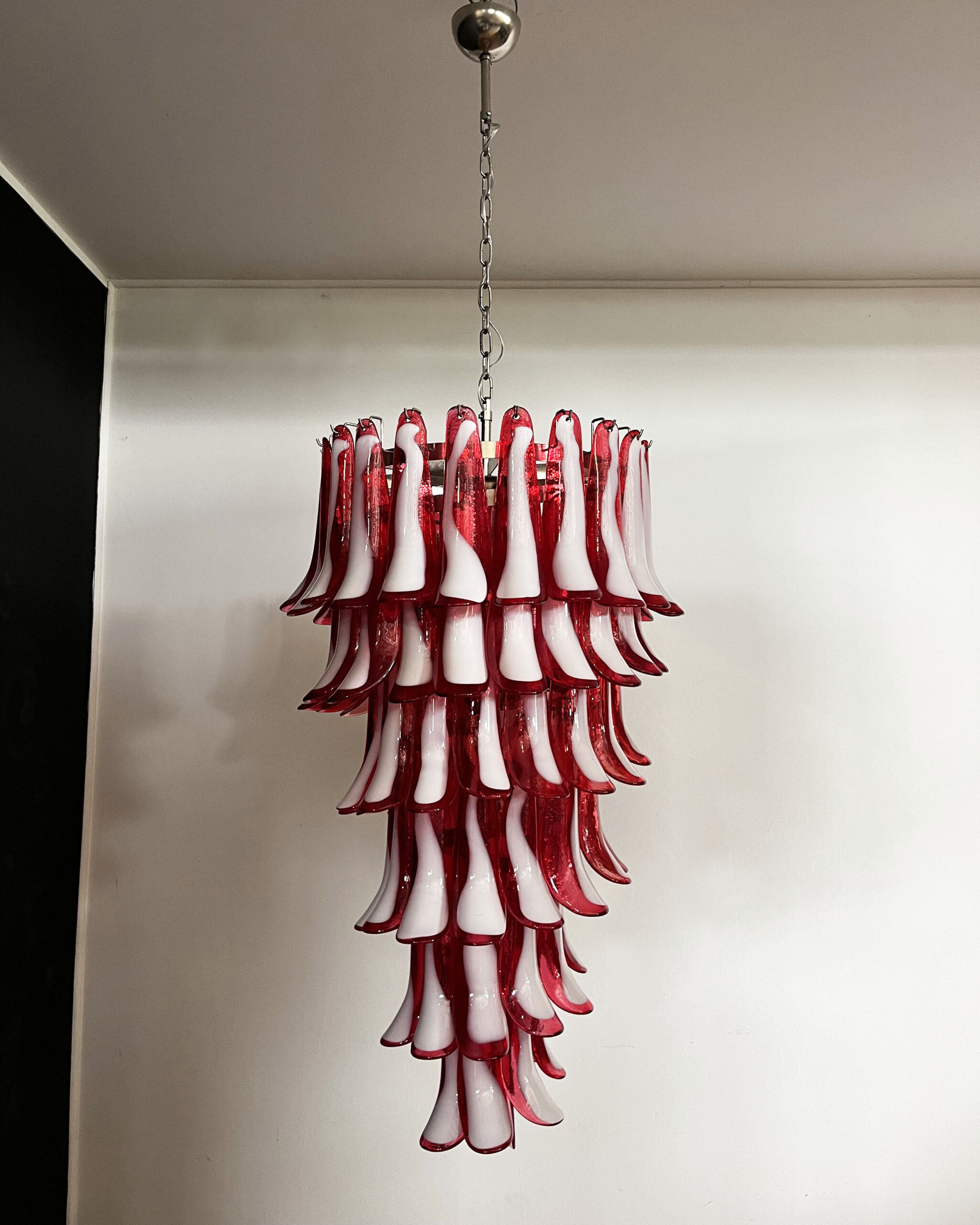Handblown Murano glass — Petal Pink