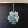 Handblown Murano glass — Disks Blue