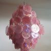 Handblown Murano glass — Disks Pink