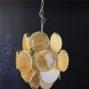 Handblown Murano glass — Disks Gold