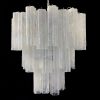 Handblown Murano glass — Tubular White