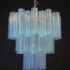 Handblown Murano glass — Tubular Blue