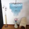 Handblown Murano glass — Tubular Blue