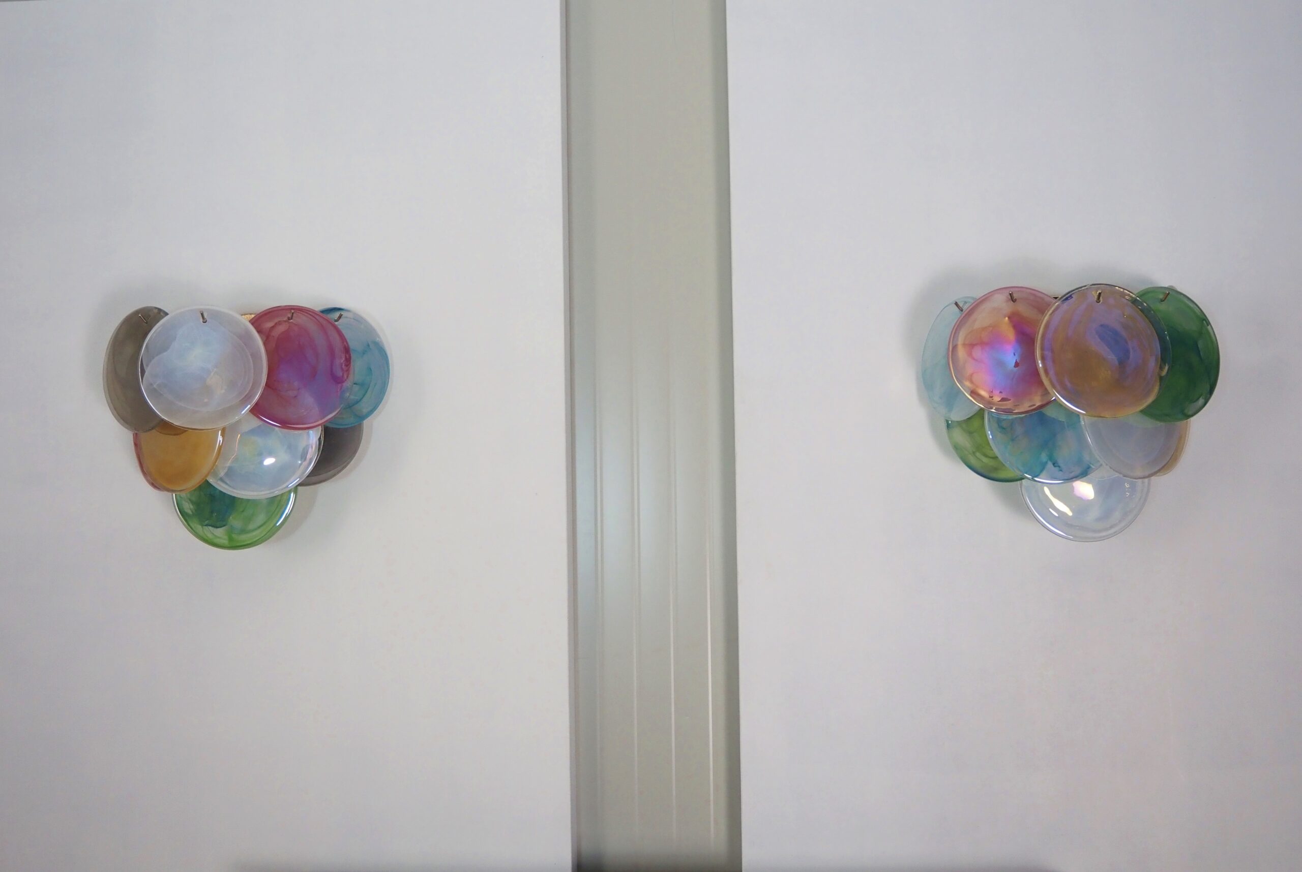 Handblown Murano glass — Disks Multicolour