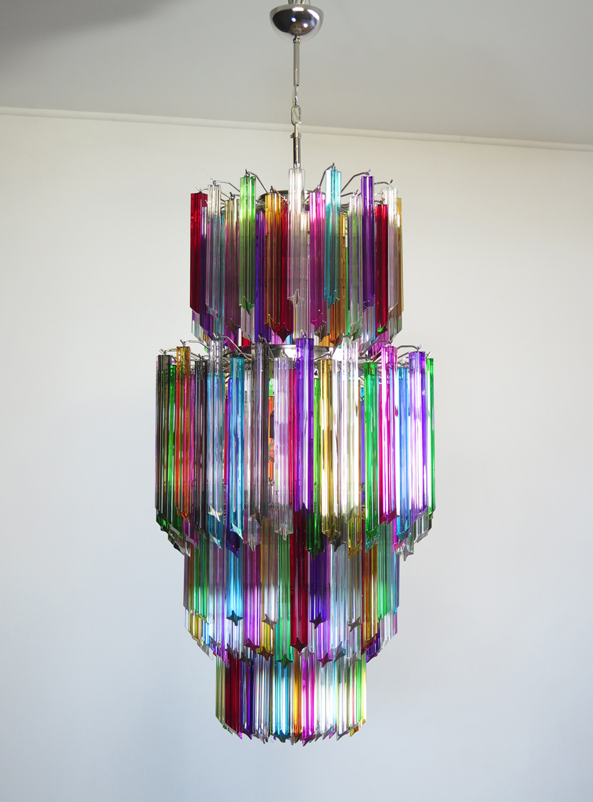 Handblown Murano glass — Quadriedri Multicolour