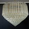 Handblown Murano glass — Quadriedri Transparent/Gold