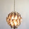 Handblown Murano glass — Poliedri Transparent/Smoked