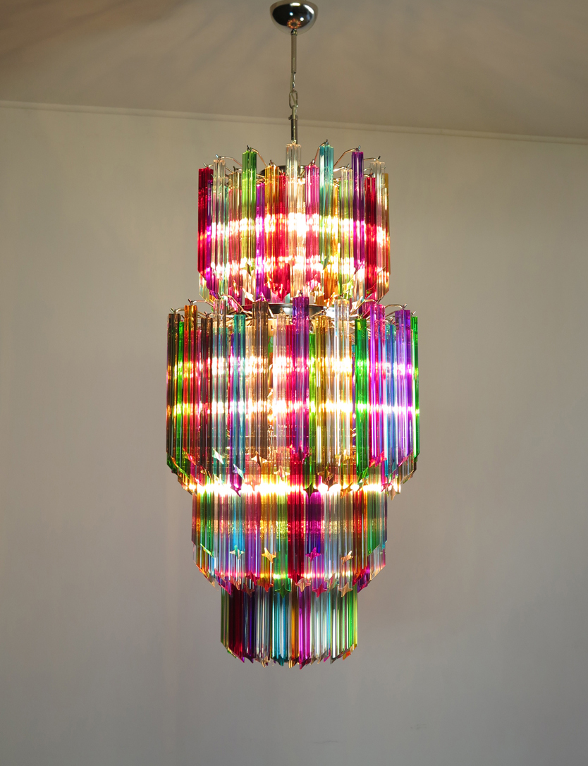 Handblown Murano glass — Quadriedri Multicolour