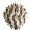 Handblown Murano glass — Poliedri Transparent/Smoked