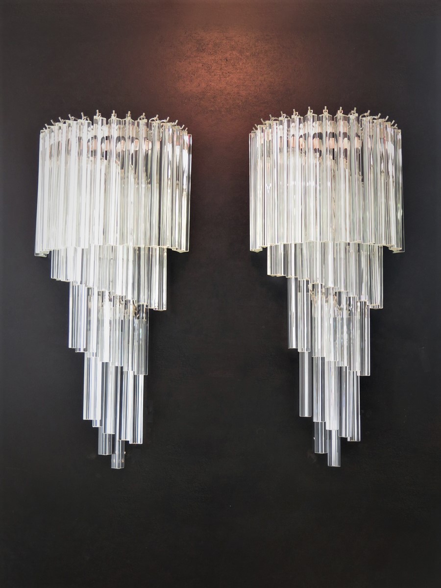 Handblown Murano glass — Triedri Transparent