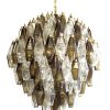 Handblown Murano glass — Poliedri Transparent/Smoked
