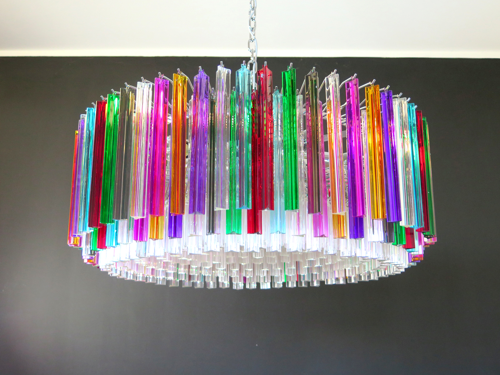 Handblown Murano glass — Triedri Multicolour