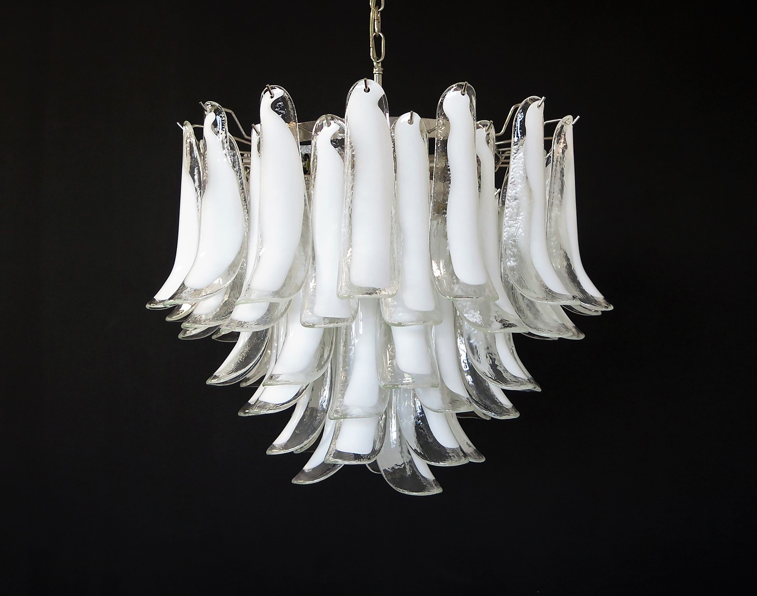 Handblown Murano glass — Petal Transparent