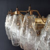 Transparent Murano Poliedri Chandelier – 185 Glasses