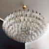 Transparent Murano Poliedri Chandelier – 185 Glasses