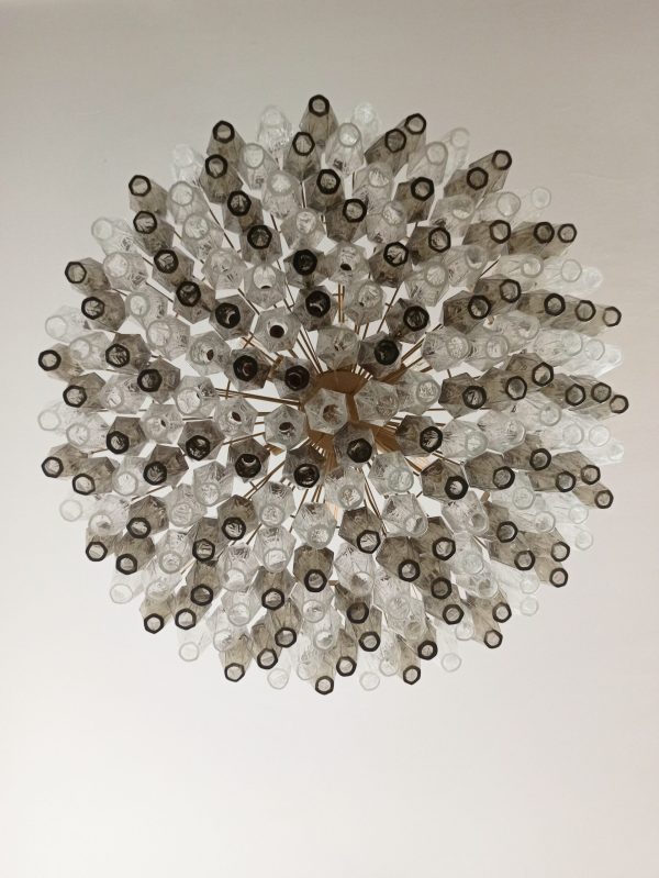 Handblown Murano glass — Poliedri Smoked