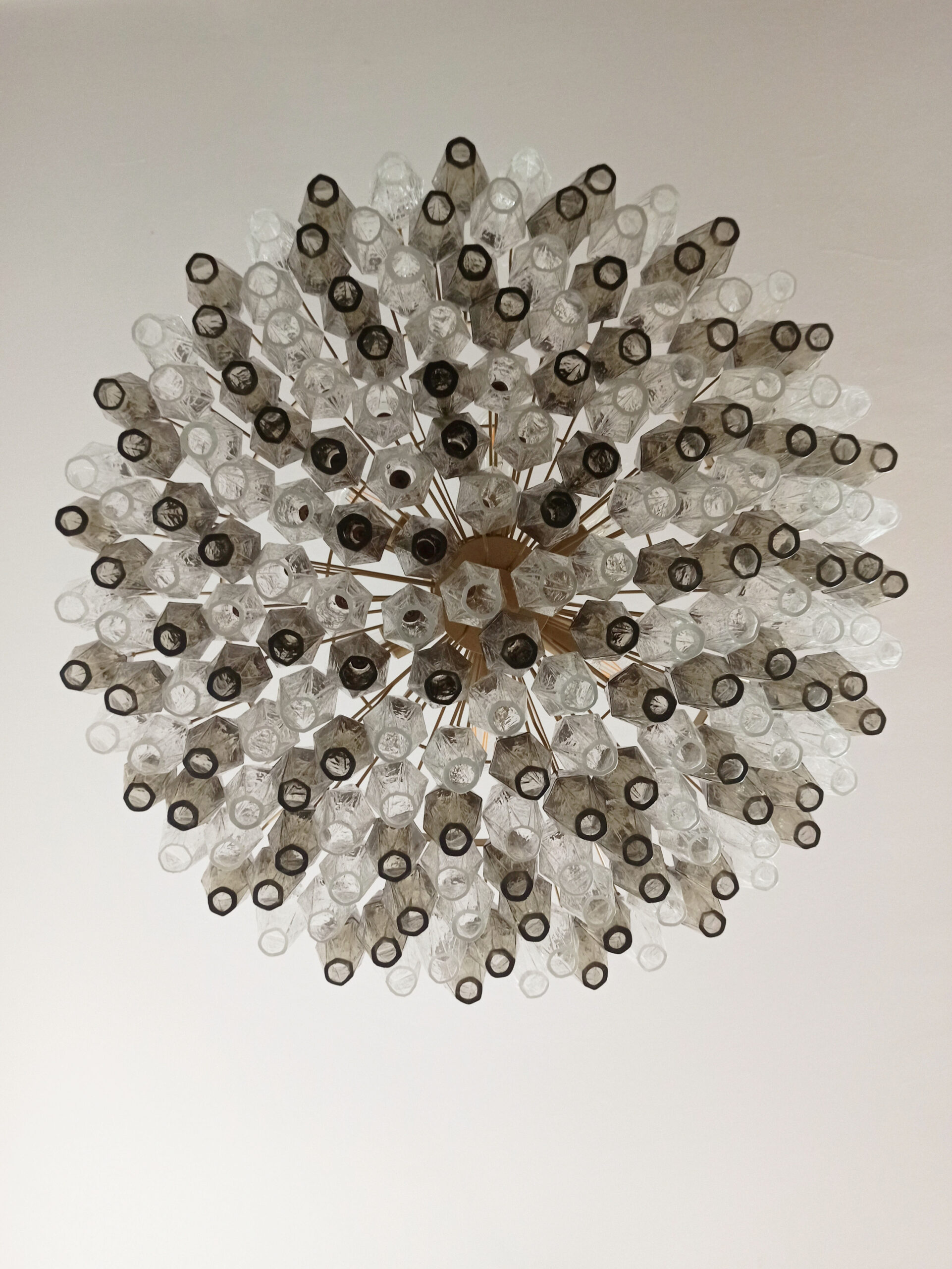 Handblown Murano glass — Poliedri Smoked