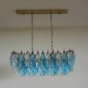 Handblown Murano glass — Poliedri Transparent/Blue