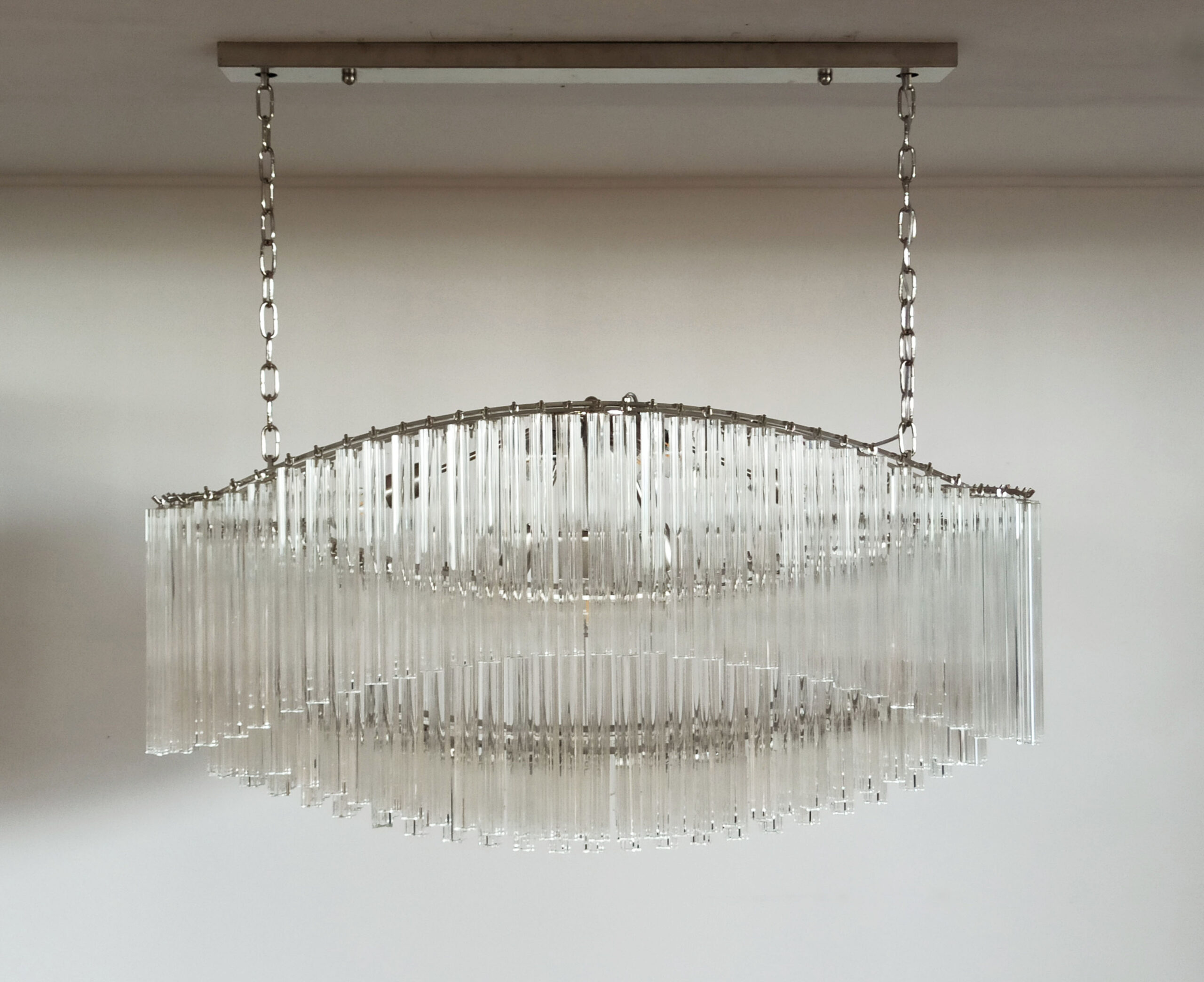 Handblown Murano glass — Quadriedri Transparent