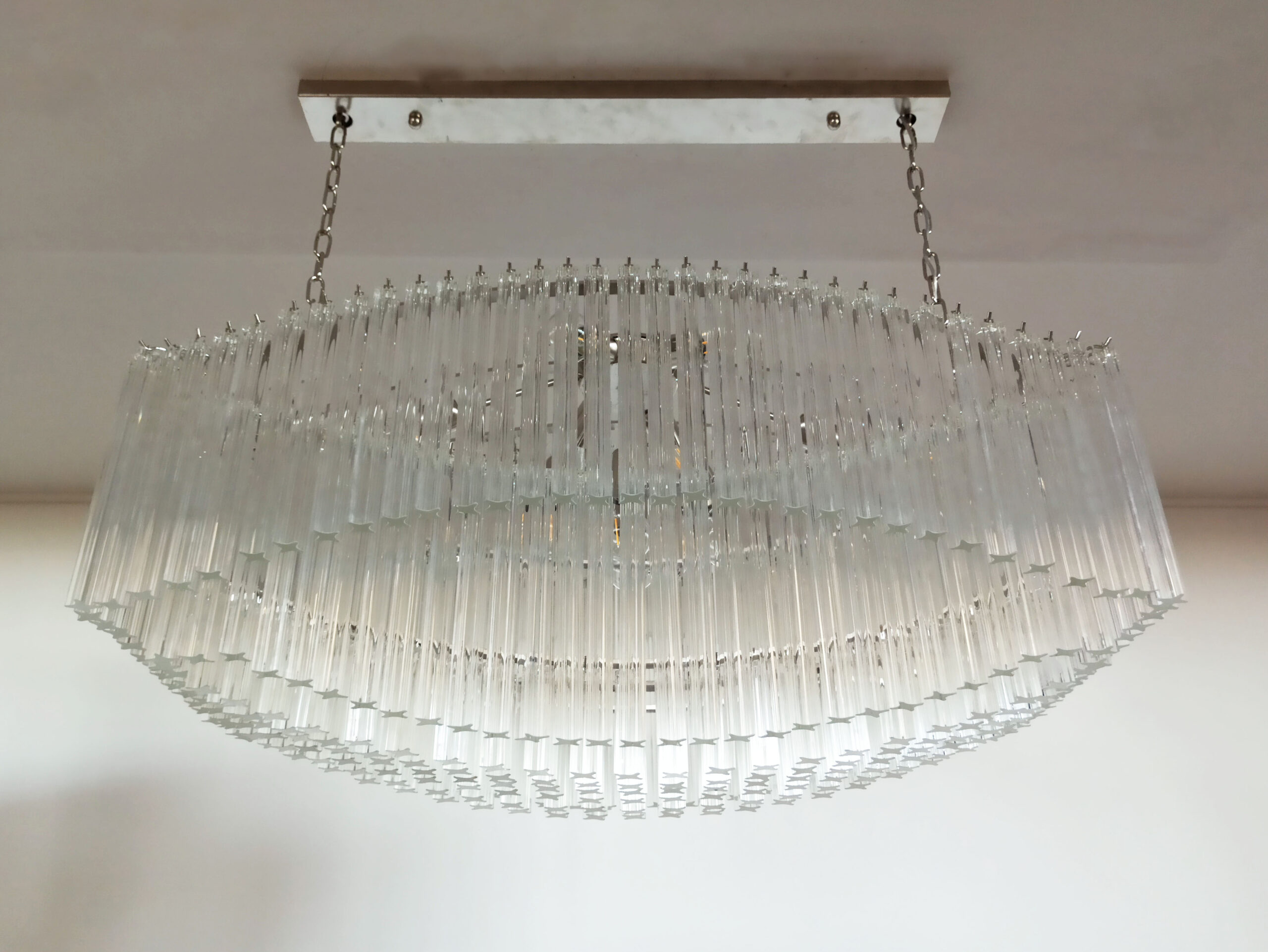 Handblown Murano glass — Quadriedri Transparent