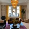 Handblown Murano glass — Tubular Amber