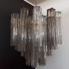 Handblown Murano glass — Tubular Smoked