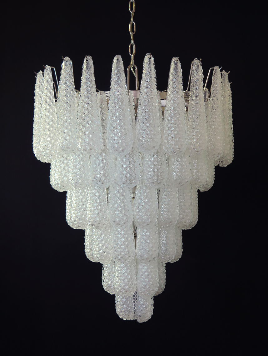 Handblown Murano glass — Drops Transparent