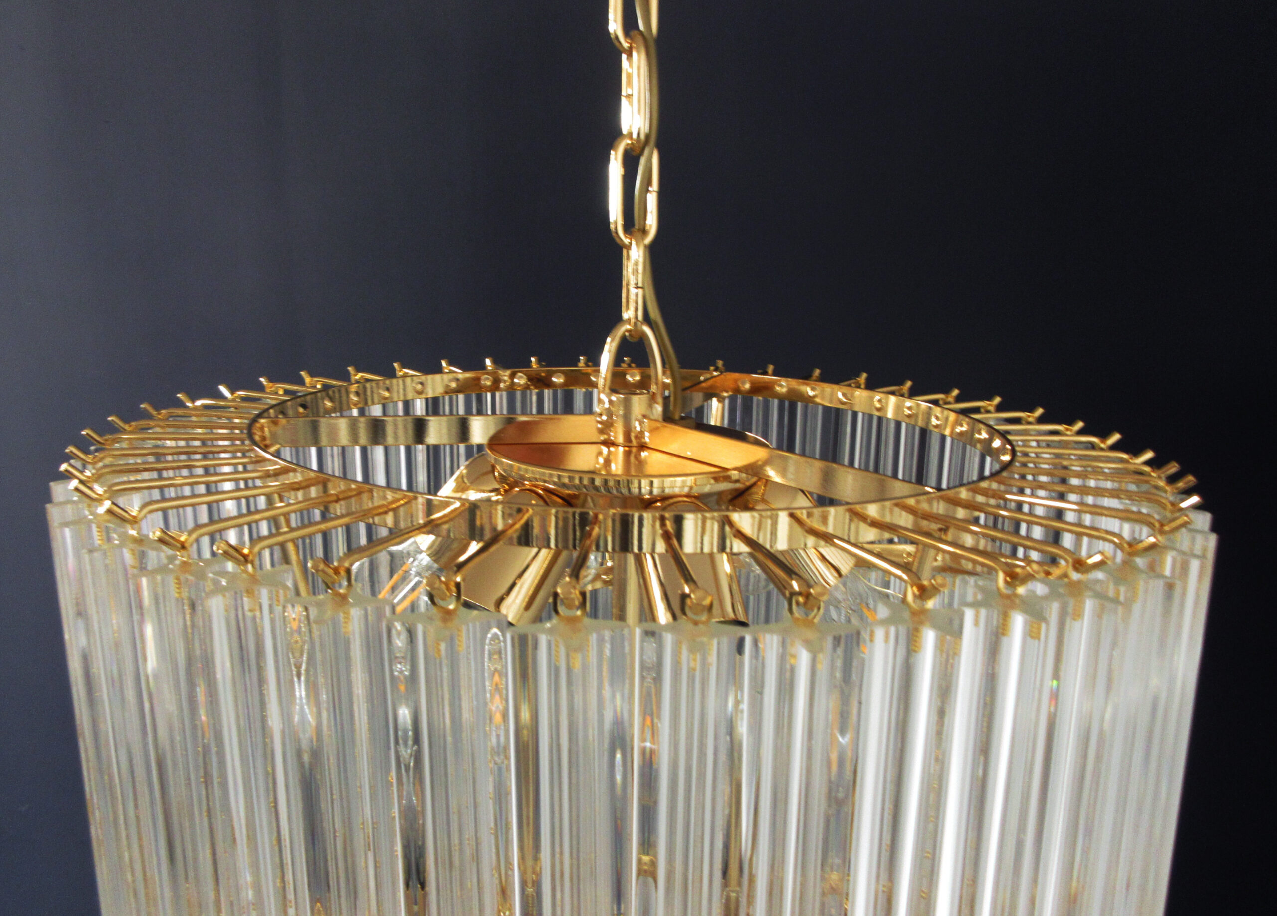 Handblown Murano glass — Quadriedri Transparent