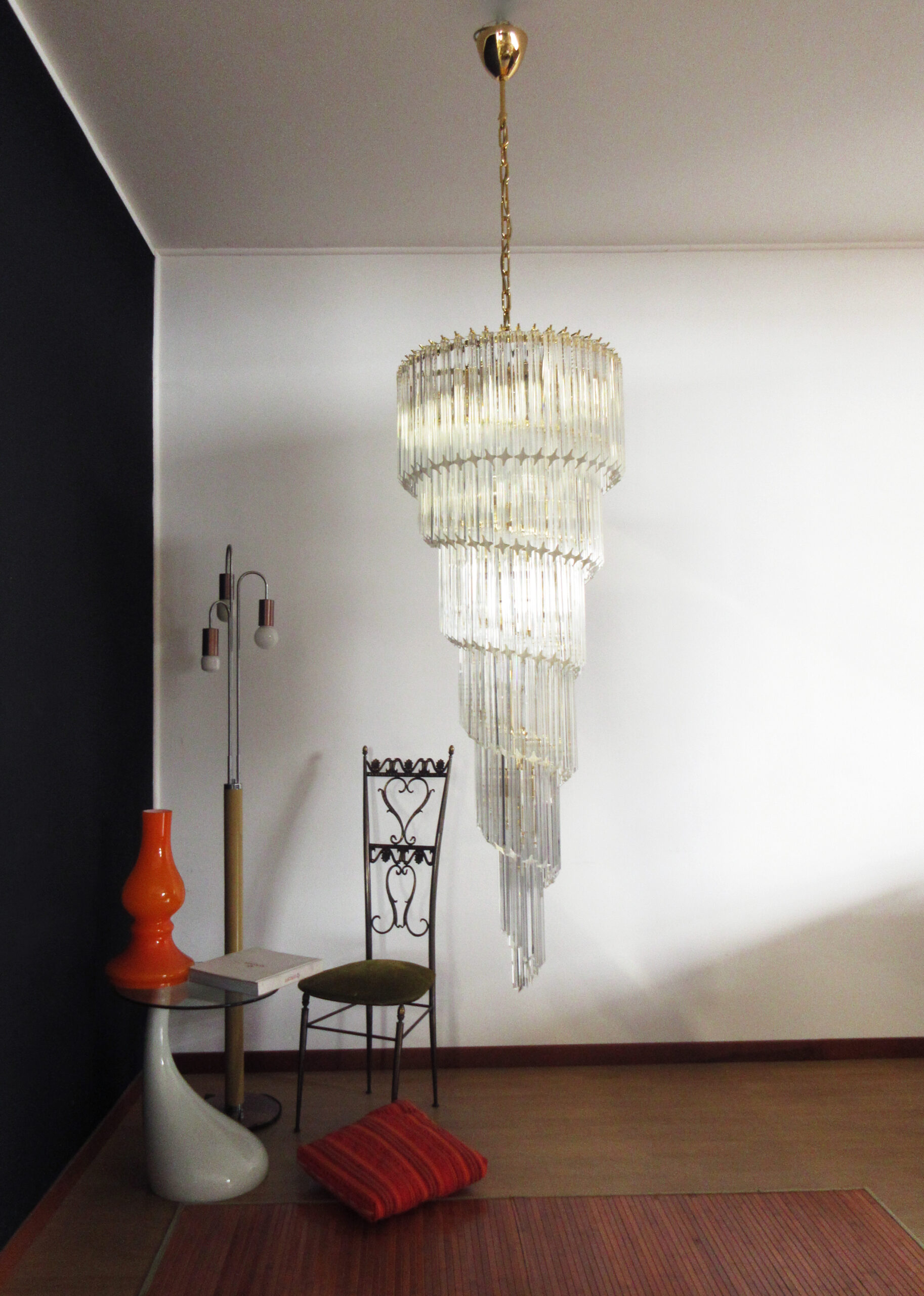 Handblown Murano glass — Quadriedri Transparent