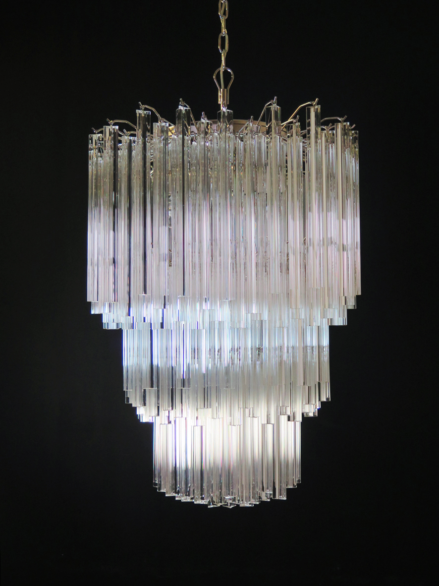 Handblown Murano glass — Triedri Transparent